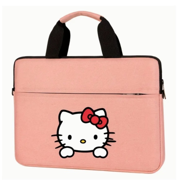 Computer Case Laptop Bag, - Hello Kitty - 15.25" X 11" Size...Removable Strap - Picture 3 of 4